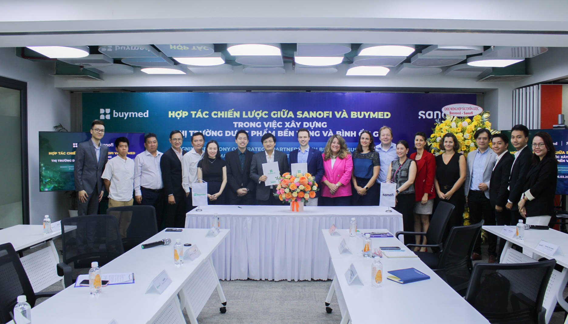 BUYMED HỢP TÁC CHIẾN LƯỢC VỚI SANOFI VIỆT NAM  